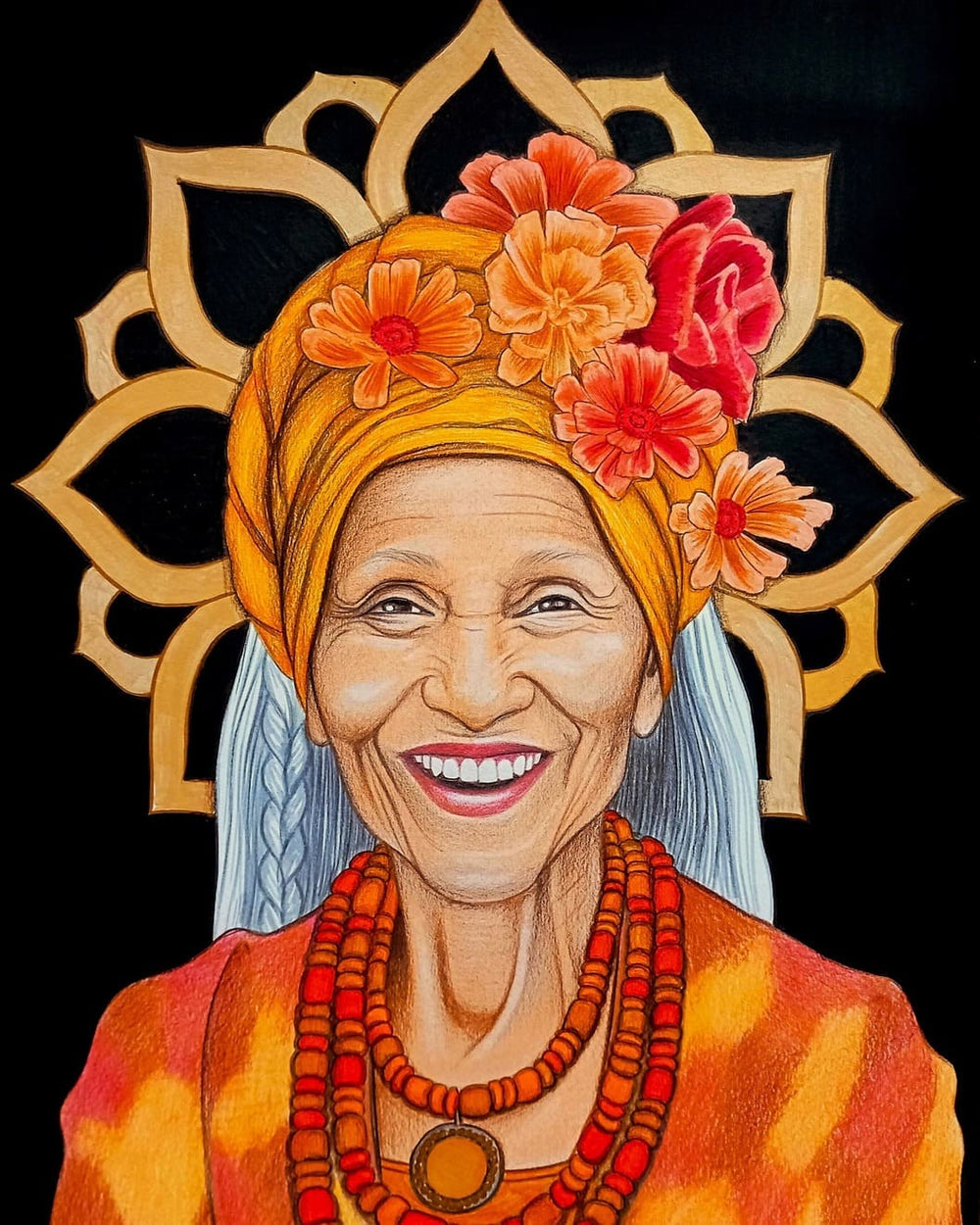 Sorcière mandala