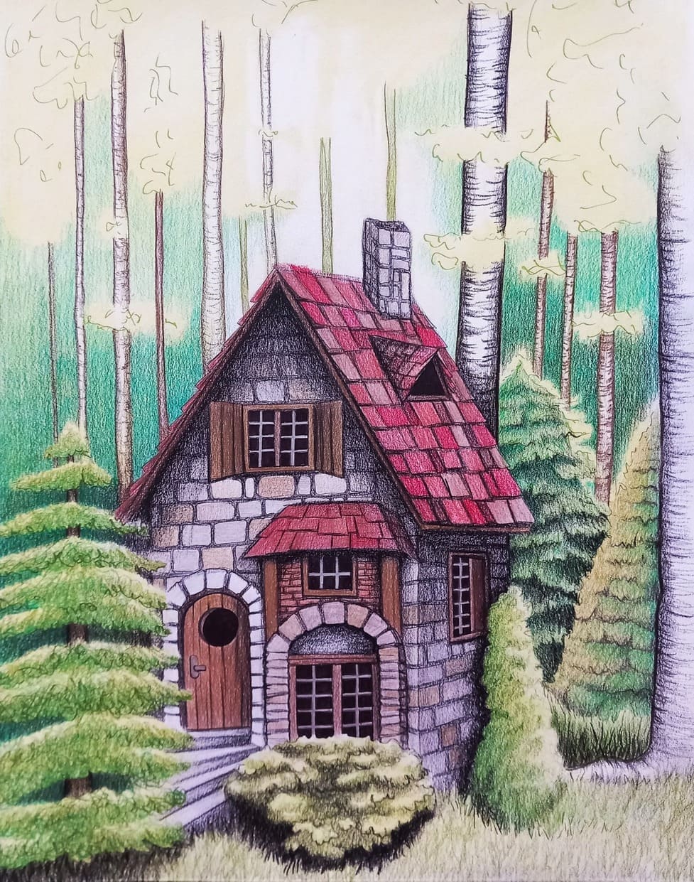 Au milieu des bois