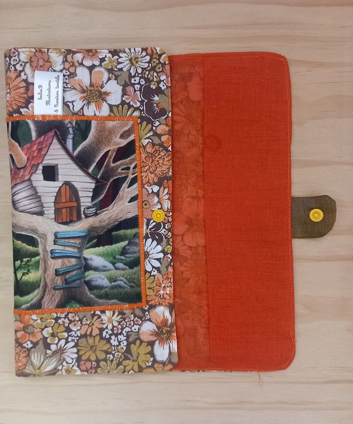 Protège carnet cabane perchée