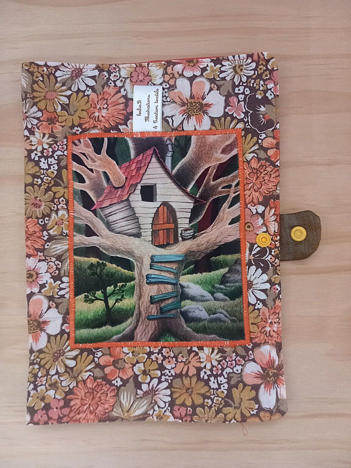 Protège carnet cabane perchée