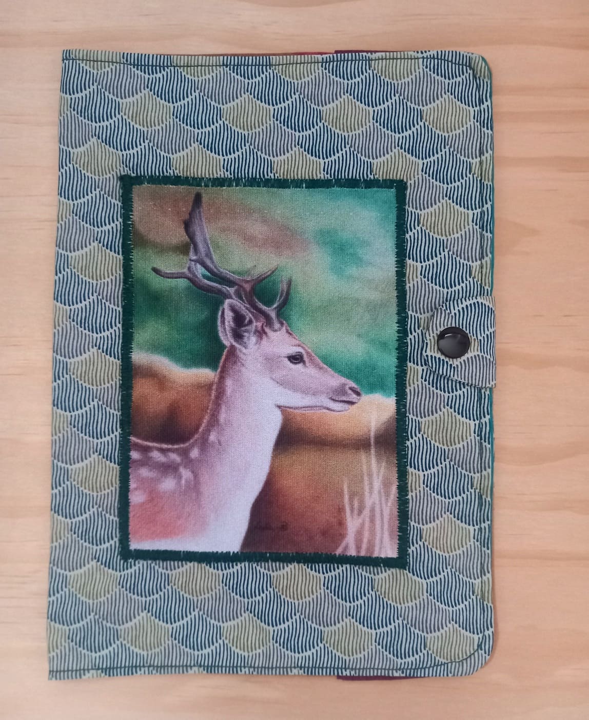 Protège carnet daim