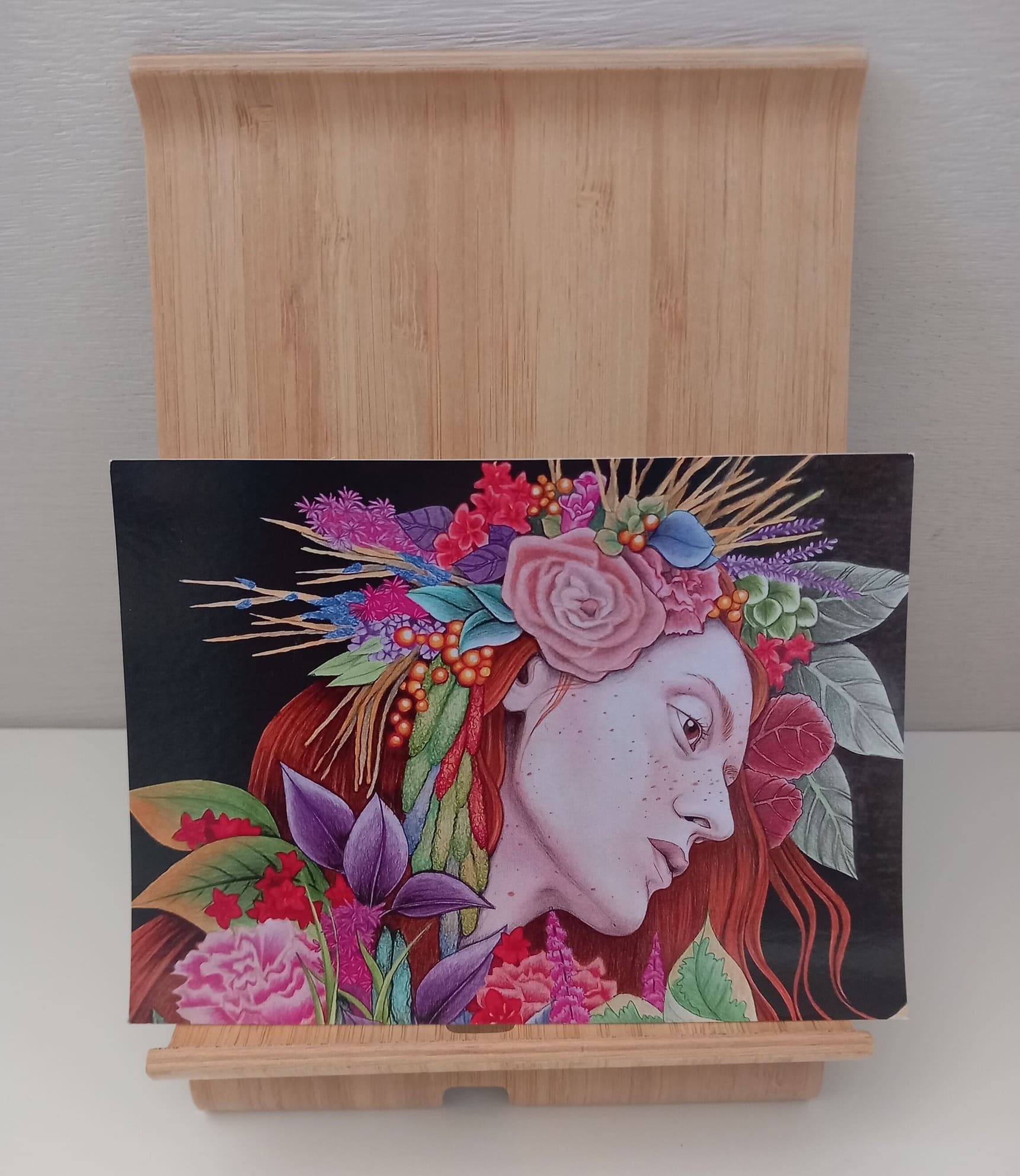 Carte postale des fleurs pour Margarita