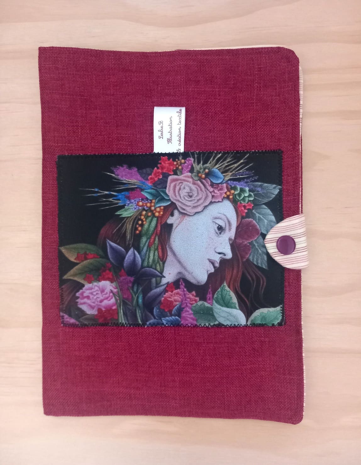 Protège carnet des fleurs pour Margarita