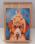 Carte postale les animaux de la sorcière