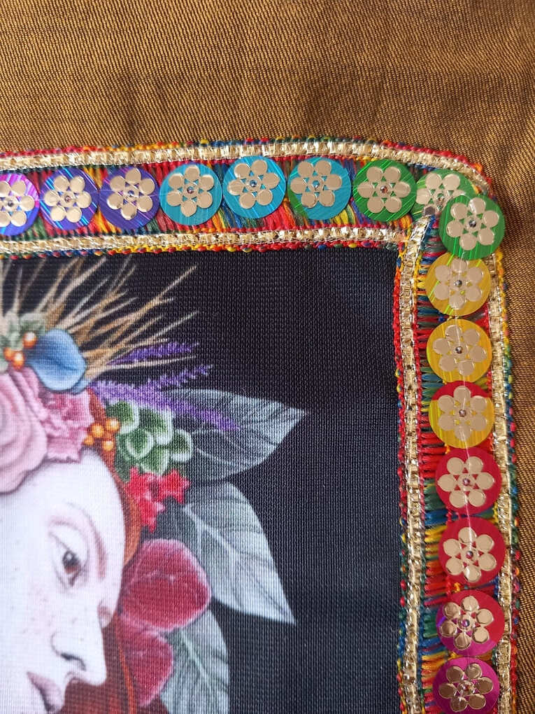 Cabas Margarita fleurs