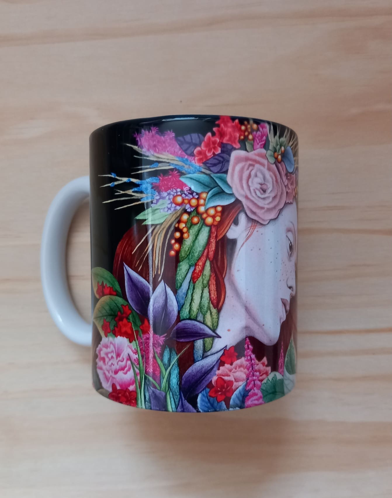 Mug fleurs pour Margarita