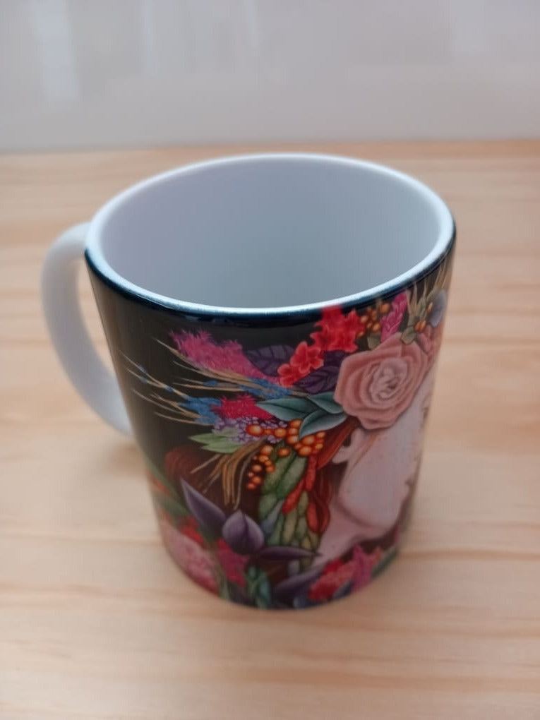 Mug fleurs pour Margarita