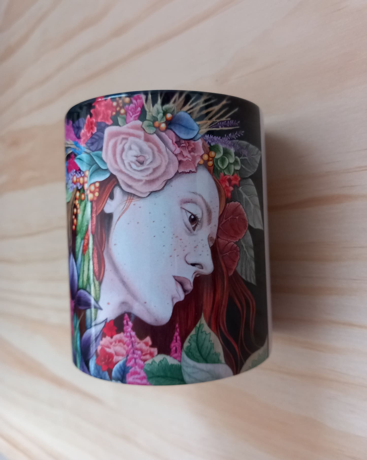 Mug fleurs pour Margarita