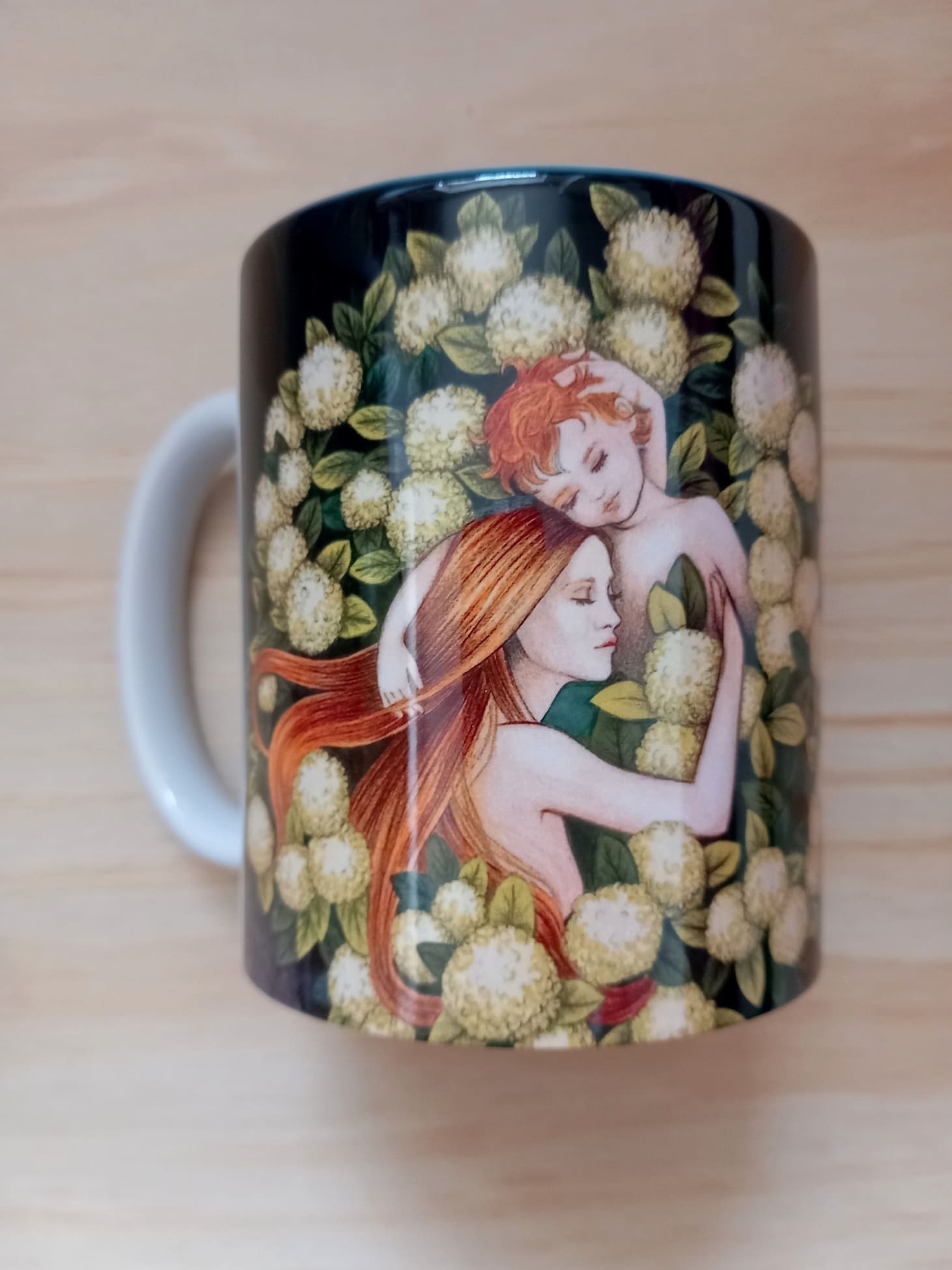 Mug hortensia