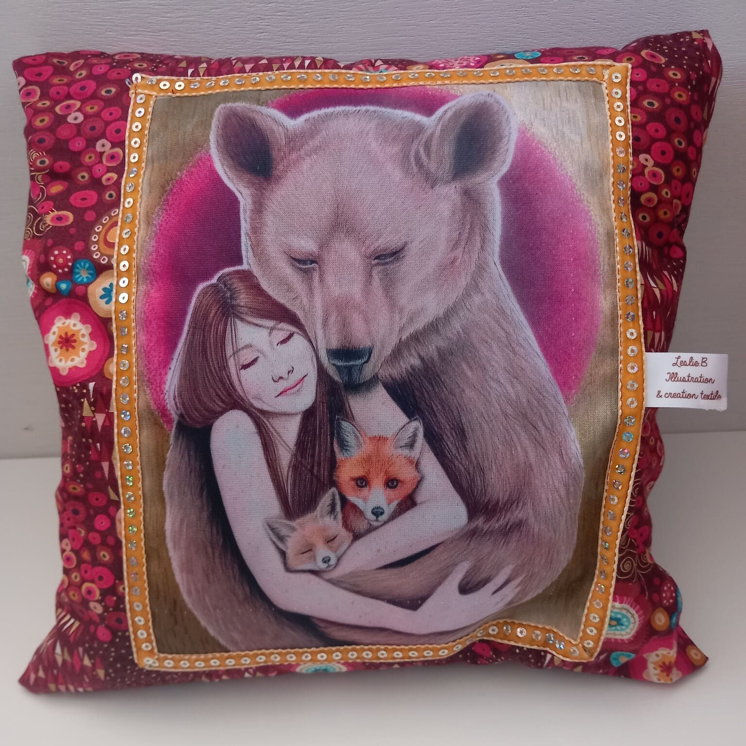 Petit coussin nous sommes la nature