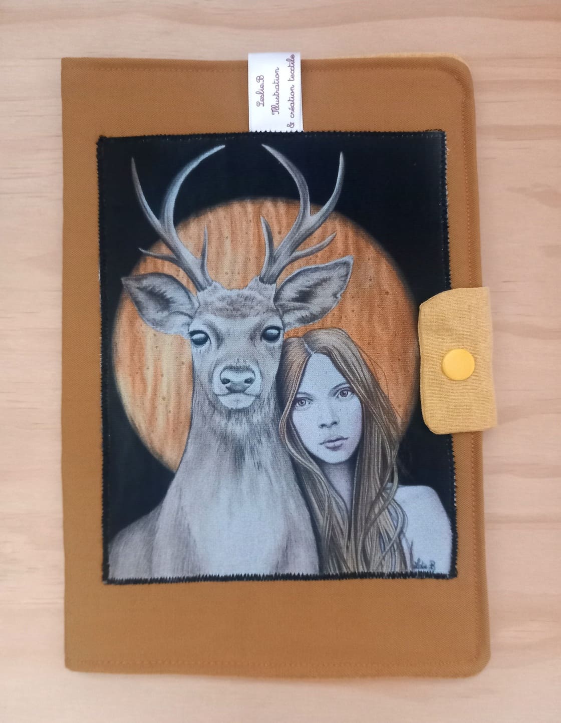 Protège carnet pleine lune