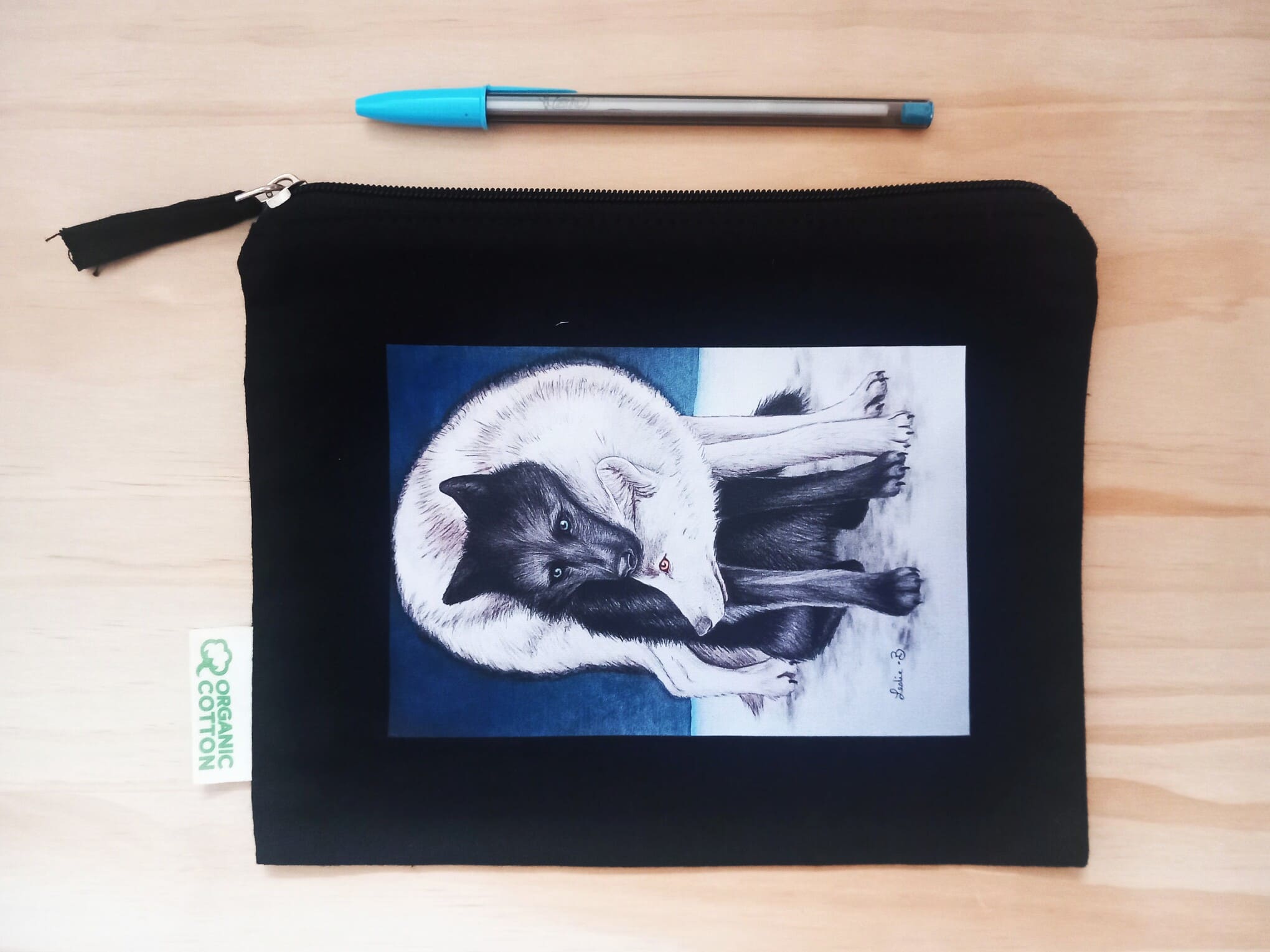 Pochette loups