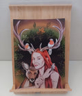 Carte postale reine des bois