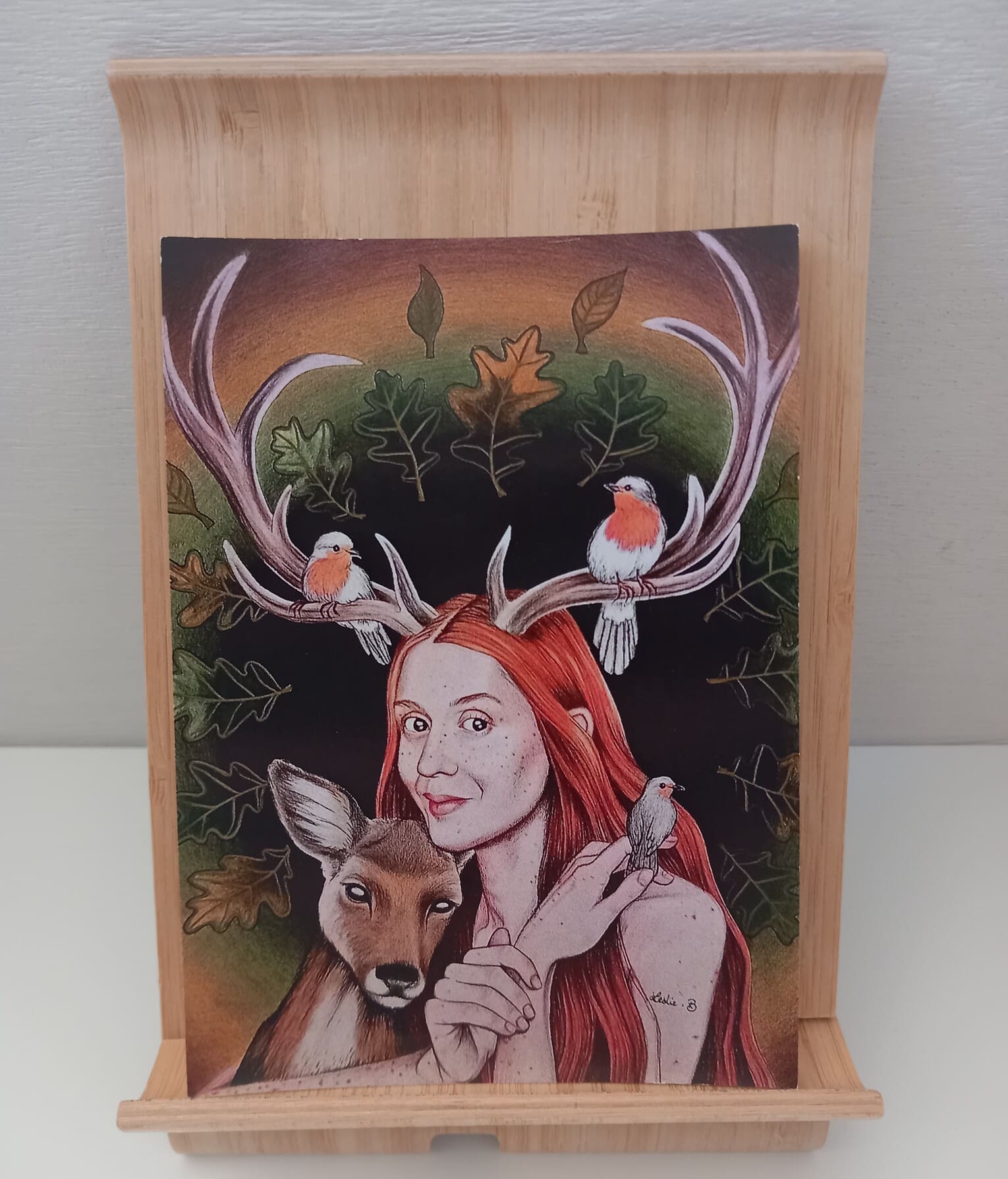 Carte postale reine des bois