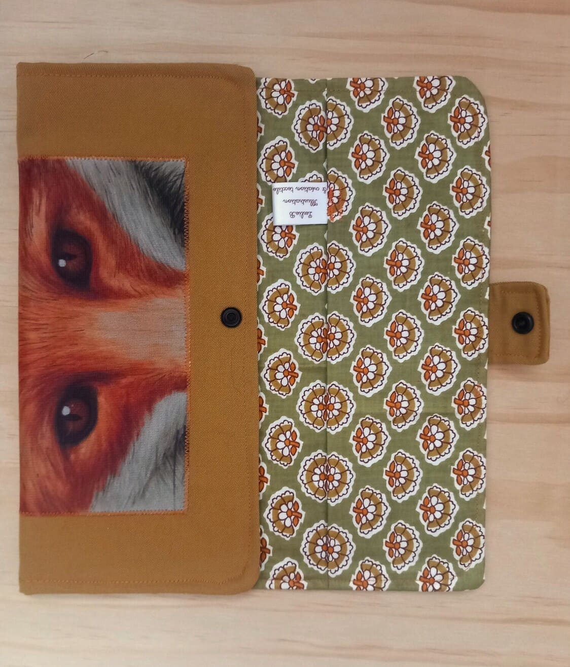Protège carnet renard