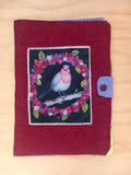 Protège carnet rougegorge