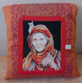 Grand coussin sorcière aux gerbilles