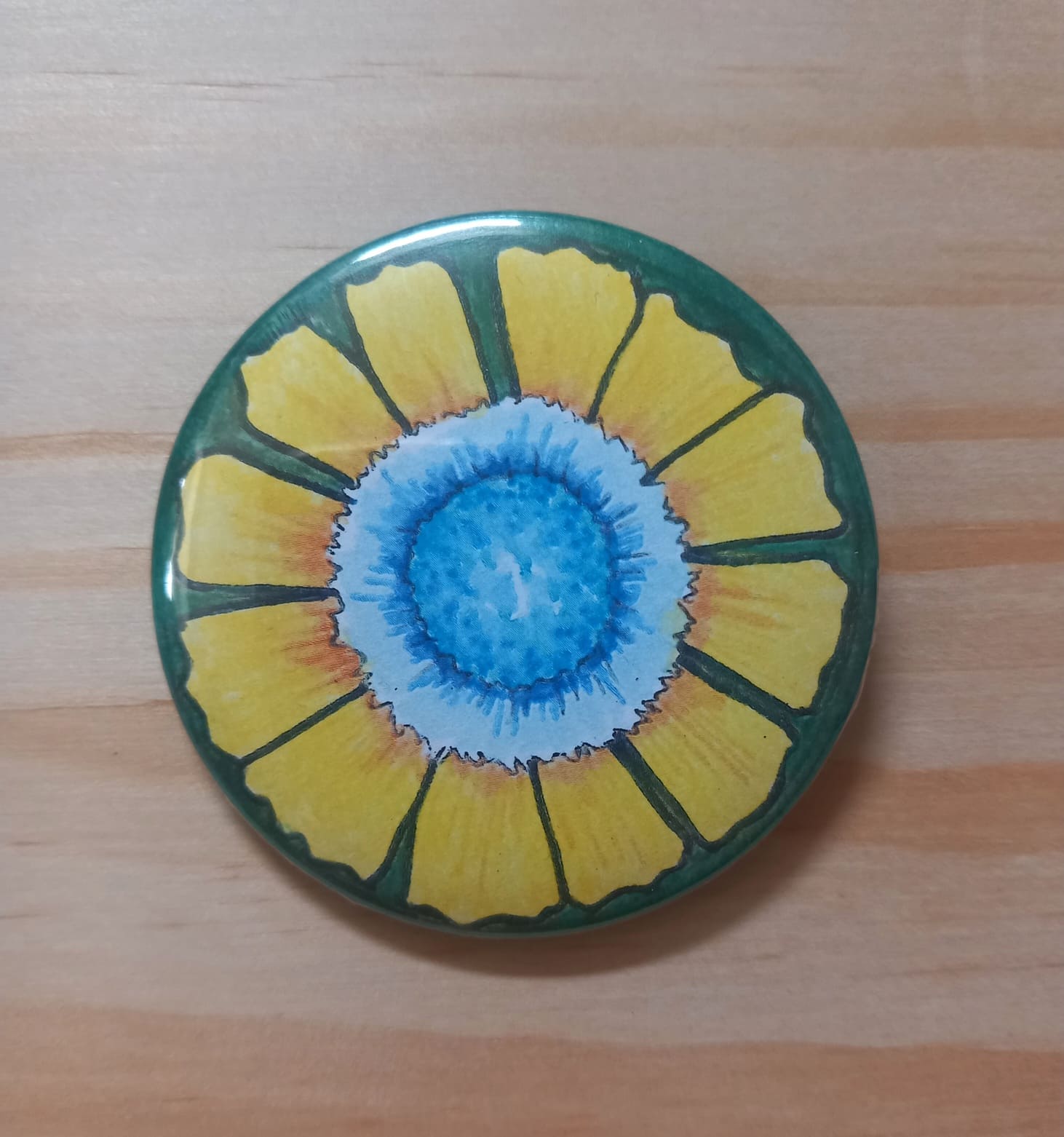 Badge tournesol