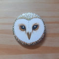 Badge visage chouette